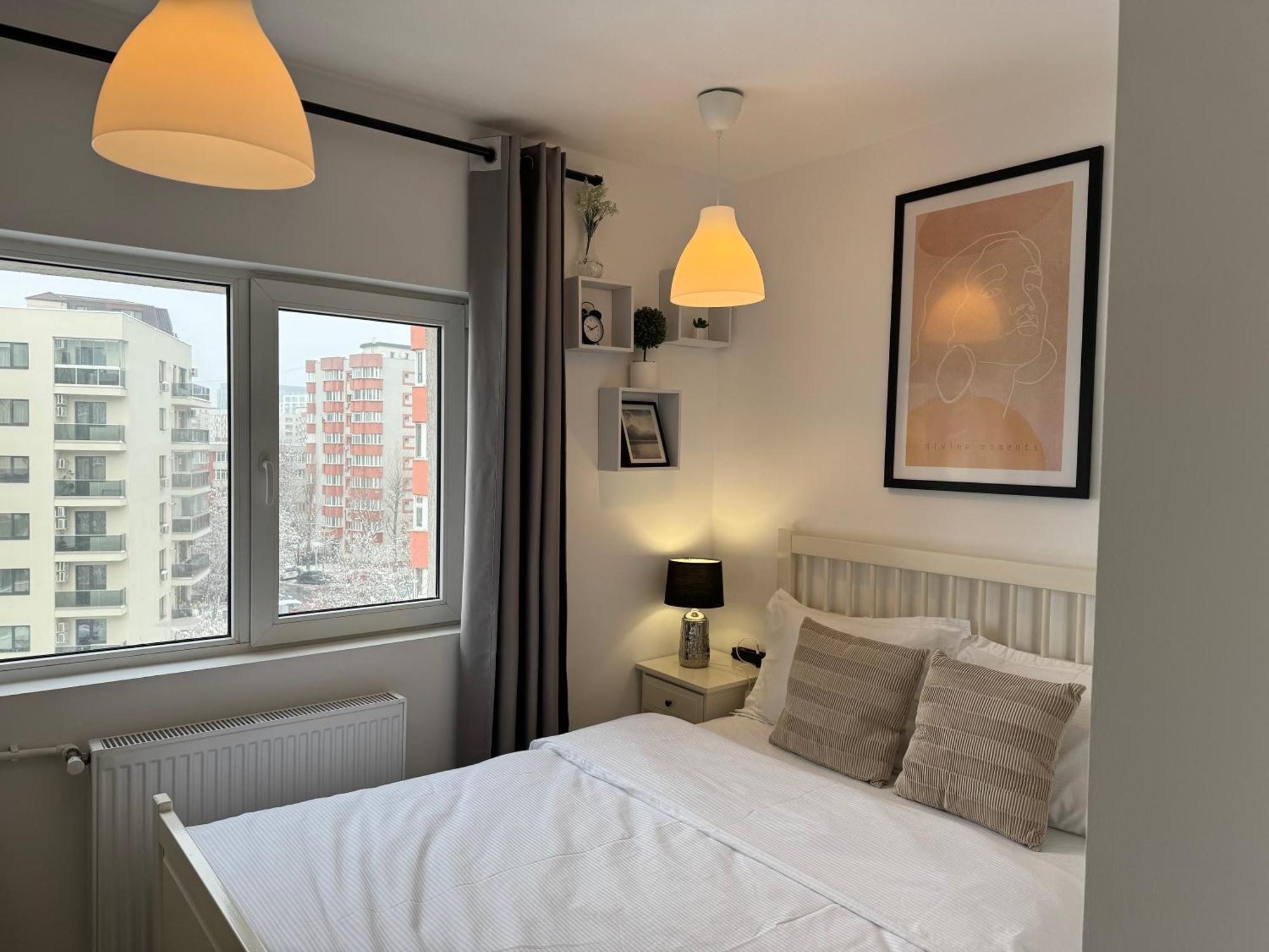 Evan Cozy Flat With Balcony & Parking, 13 September Bukurešť Exteriér fotografie